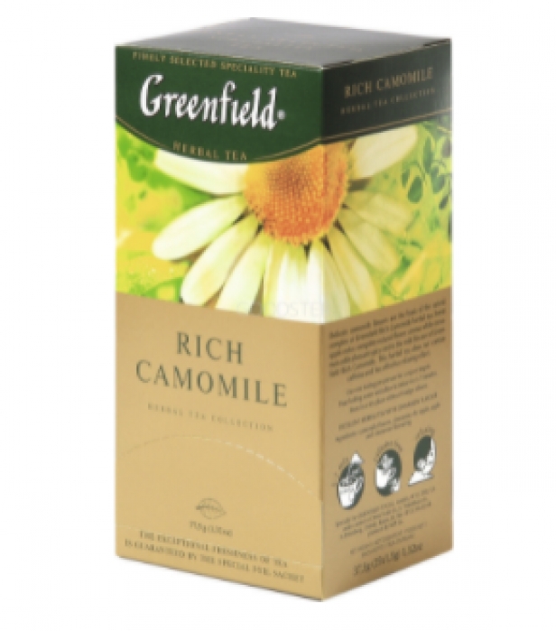 Чай Greenfield Rich Camomile 25х2г (травяной "ромашка")