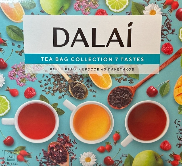 Чай Dalai Коллекция 7 вкусов, 60 пак.