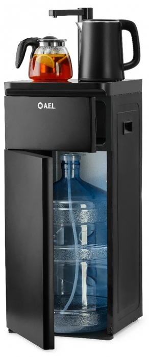 Кулер с чайным столиком Тиабар LK-AEL-53a black