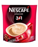 Кофе NESCAFE 3 в 1 Классический, растворимый, (20 х 14,5г)